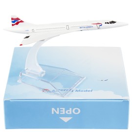 Busyflies Airplane Model Die cast Planes 16cm British F-BVFB Concorde Model 1:400 Alloy Model for Collection