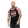 Lonsdale London ANDOVER Uomo Canotta nero L 100% cotone Regular
