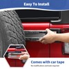 RT-TCZ for Jeep JK Tailgate Hinge Cover Trim Chrome for