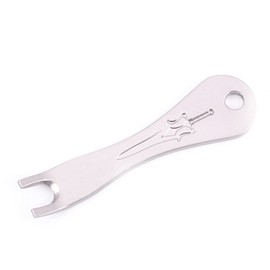 Zittop Acoustic Guitar Bridge Pins Puller Peg Remover - Strings Change - Multifunction Guitar Peg Puller Bridge Pin Remover Extractor Removal Metal Handy Tool Kit Accessories (Silver)