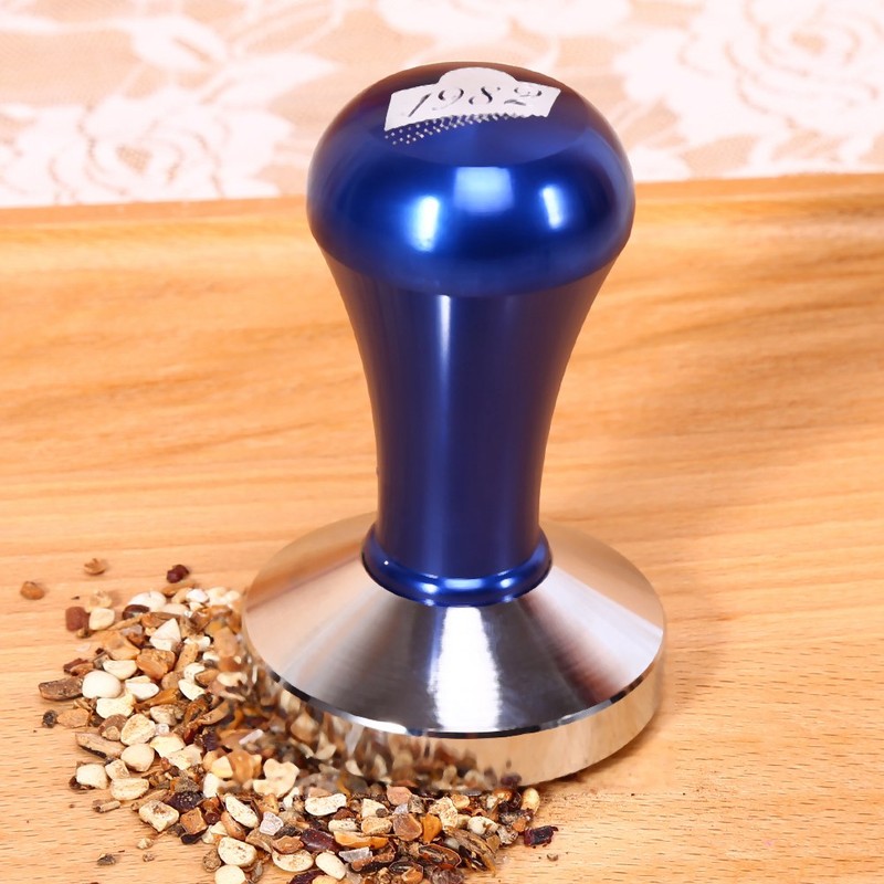 Stainless Steel Coffee Tamper Barista Espresso Maker Grinder Handmade 57.5mm