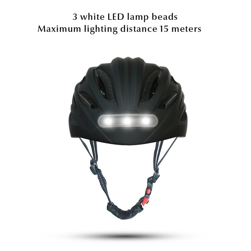 Bike Helmet with USB Rechargeable Light Safety Helmet Adjustable Mountain