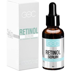 GOC, Suero De Retinol, Reafirma y alisa la piel, Mantiene la piel firme y tersa, Disminuye líneas de expresión, Atenua imperfecciones en la piel, Disminuye manchas, GSKIN08