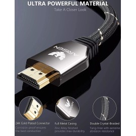 Arisen Pro Series 8K Ultra High Speed HDMI Cable - 8K, 48Gbps, Dynamic HDR