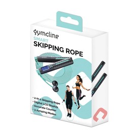 Gymcline 2-in-1 Smart Skipping Rope with LCD Display & 3 Jumping Modes (Blue)