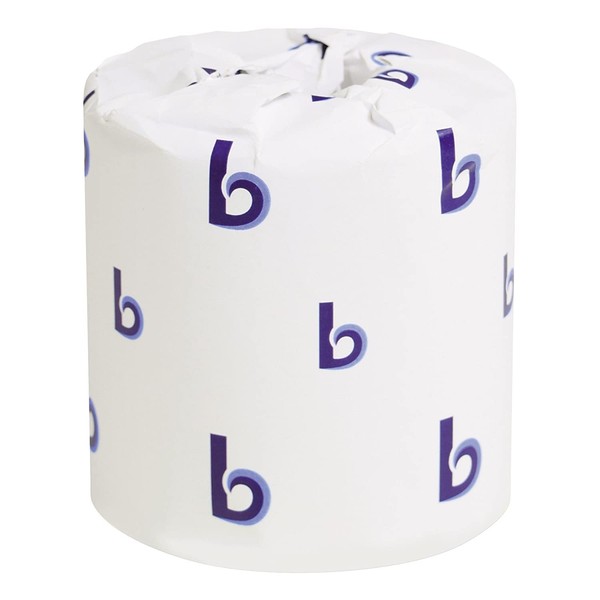 Boardwalk B6144 4 in. x 3 in. 2-Ply Toilet Tissue - White (96 Rolls/Carton)