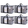 TAILI Extra Large Moving Bags, 4 Pack Silver Heavy Duty