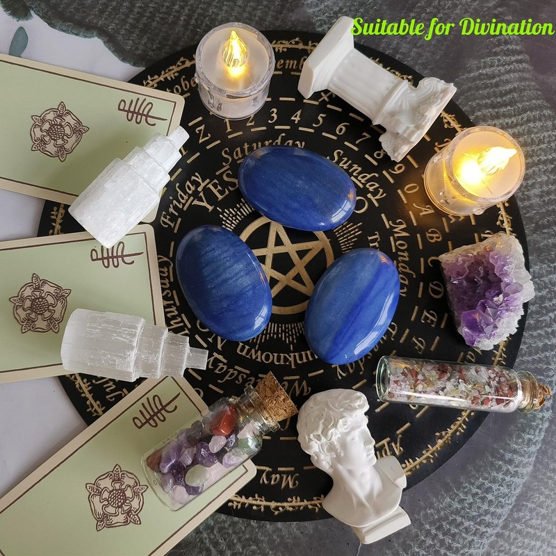 ZHIYUXI ZHIYUXI 2.4" Blue Aventurine Crystals Gemstones and Crystals and