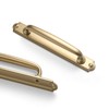 Goo-Ki 5.04" c-c Cabinet Handles Champagne Bronze Drawer Pulls with