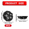 Bntyok Self Adhesive Caster Wheels - 8 PCS 360° Swivel