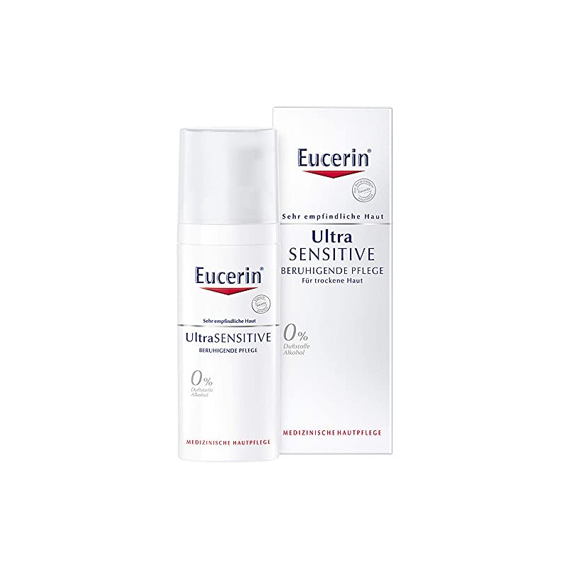 Eucerin UltraSENSITIVE Soothing Cream For Dry Skin 1.7 oz