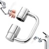 Extensor de Grifo Giratorio 1080°, Regulador de Flujo de Agua