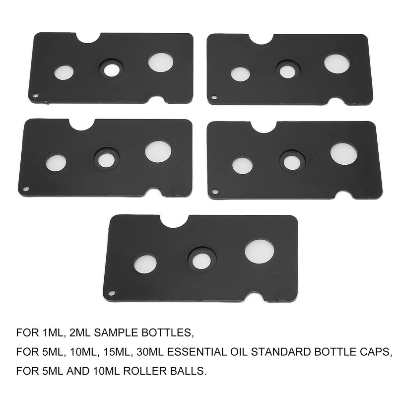 Essential Oils Key Tool, 5Pcs Universal Rectangular Essential Oil Bottle