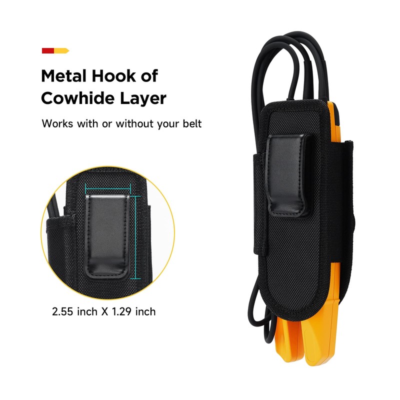 KingSung Clamp Meter Holster for Fluke 323/324/325/376FC/362/318 and More Electrical