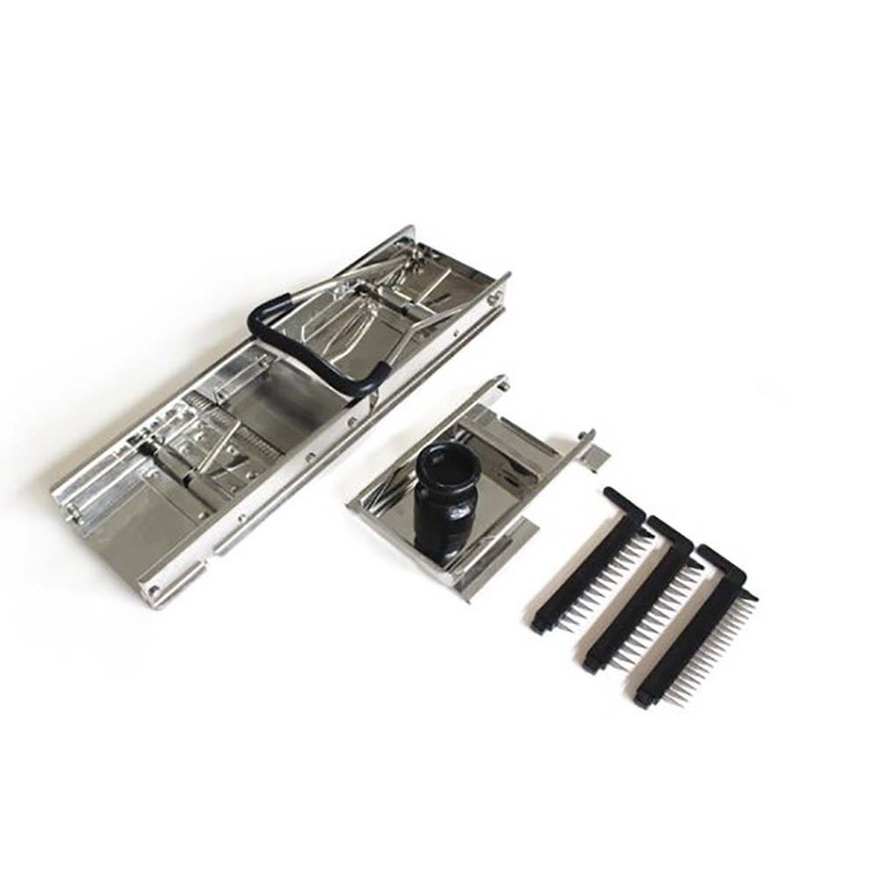Mandoline Slicer - Vegetable Slicer - Stainless Steel by Gourmet