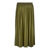 Vila Female Pleated Midi Skirt, Capulet Olive