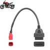 SensaBliss OBD Cable Connector for Motorcycle, Fault Diagnostic Scanner Adapter,