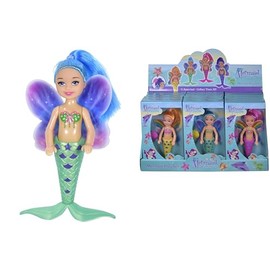 KandyToys Mermaid Princess Playset 4 Colours Random Colour