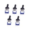 Healeved 2pcs 5 Mini Toggle Waterproof Cover On/Off Switch 2p