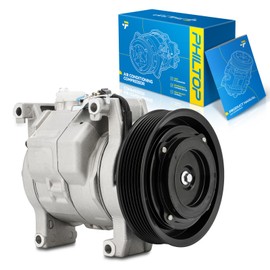 PHILTOP 158333 AC Compressor Compatible with Accord 2008-2012 2.4L, Crosstour 2012-2015 2.4L, Air Conditioning Compressor with Clutch