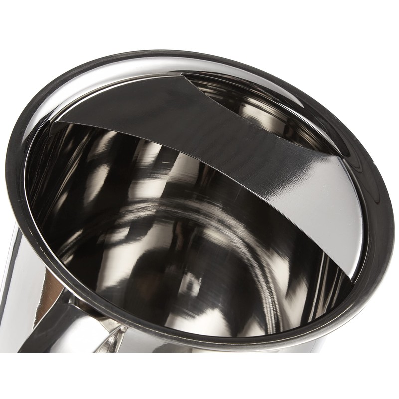 Ibili Wasserkrug gerade 2 l aus Edelstahl, silber, 7 x