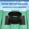 Inracity 8 Inch Roof Vent Adapter for Shipping Container, for