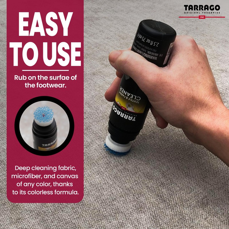 Tarrago Fabric Cleaner for Microfiber and Canvas bags, shoes, boots,