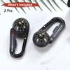 TIXIPEM Keychain Compass [2PCS] - Small Pocket Magnetic Ball Compass