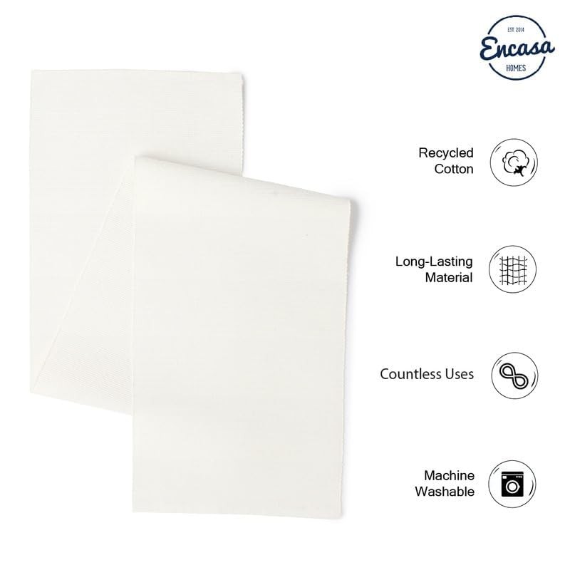 Encasa XO Dining Table Runner 13"x79" | Yarn Dyed Fine