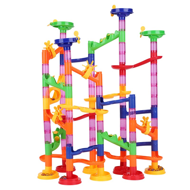 Creative DIY Marble Race Run Maze Balls Track Blocks Educational
