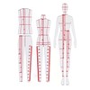 XIEHAIGE 4 Pcs Humanoid Clothing Measuring French Curve Pattern Grading