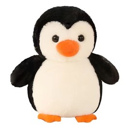 YUKOUQIAN Penguin Stuffed Animal Cute Penguin Plush Doll Toy 8.5 inch for Girls Boys Christmas (Penguin)