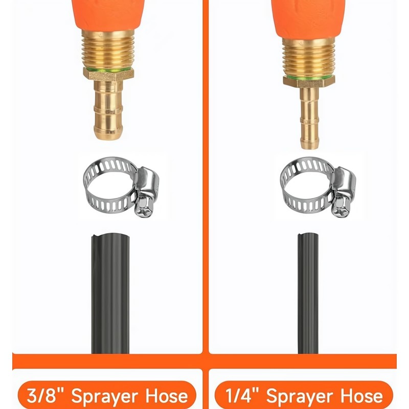 All Metal 44 Inches Replacement Sprayer Wand, 1/4" & 3/8"