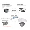 Neodrain NEW Neodrain 18" Linear 304 Stainless Steel Shower Floor
