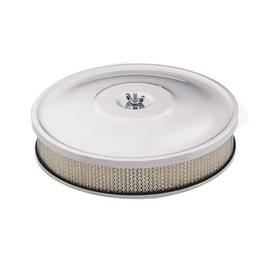 KOGUNXU New Chrome Air Cleaner 10" x 2" 4 Barrel Carburetor for Ho lley/Edelbrock/Quick Fuel/Demon/Carter and Others