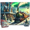 The Christmas Express Train 1000 Piece Festive Santa Jigsaw Puzzle