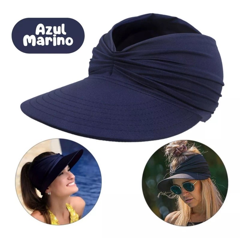 Veraly Visera Turbante Mujer Sombrero Playa Gorro Protección Uv