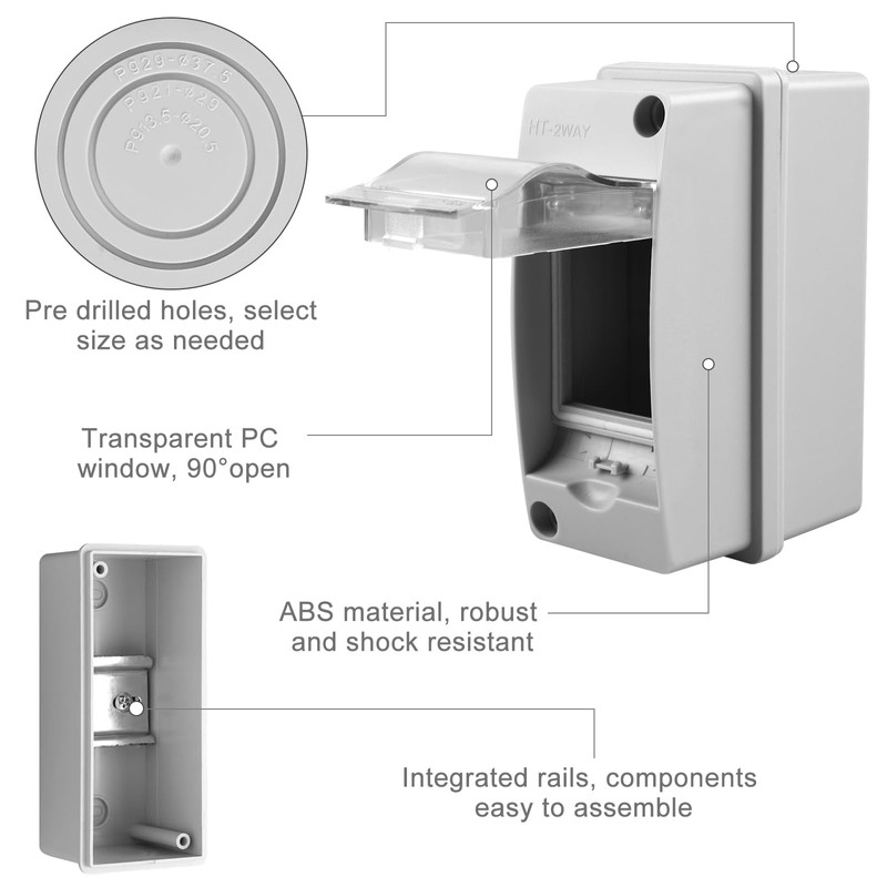 Surface-Mounted Sub-Distribution Box Surface-Mounted Distribution Box: Distribution Box Small Distribution