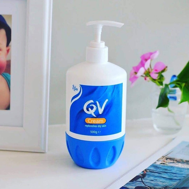 Qv Cream 500g Pump Bottle (Made in Australia)