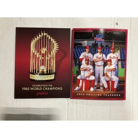 Champion PHILLIES 2022 YEARBOOK & 1980 World Champion Magazine SGA