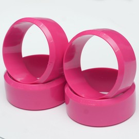 MRC Large Diameter Tires, Pink, 2.1 inches (54 mm), HDPE, 4 Pcs