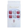 SEMTIM Nail Tips, 24 Pieces, Thumb Nail Stickers, Foot False