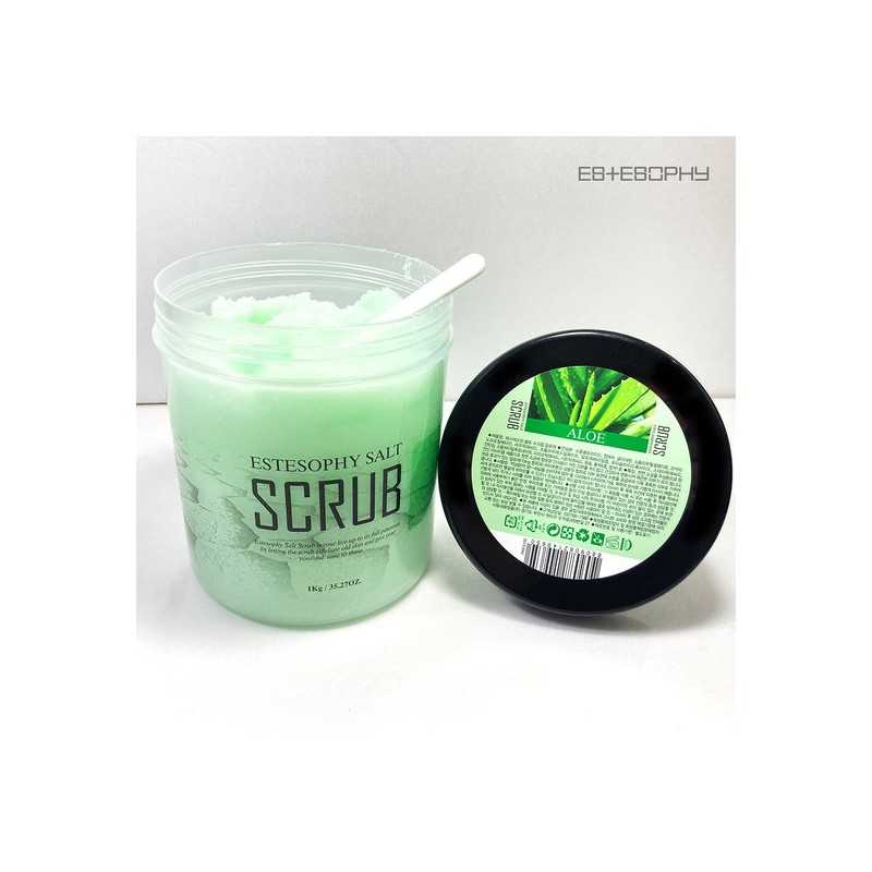 Estesophie Salt Body Scrub Aloe 1000g / 에스테소피 솔트 바디