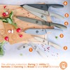 MasterChef Kitchen Knife Set with Covers, 6 Professional Chef Knives