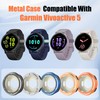BEARDDO 2 in 1 Metal Case for Garmin Vivoactive 5