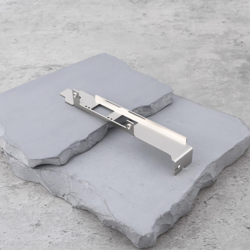 eMagTech 2pcs Computer Network Card Full Height Bracket Compatible with