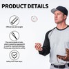 Fokmuaex Pro Baseball Pitching Grip Trainer with Finger Placement Guide