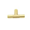 3 Pcs Brass Hose Barb Tee Fitting,T Barbed Hose Fittings,