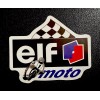 Elf Moto sticker. *Matte*Finish Approx Size. 2.75”X 2.25”inch. Self Adhesive.