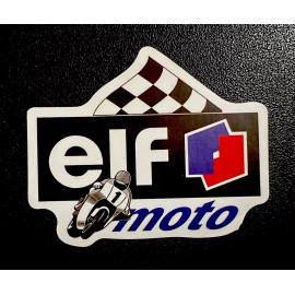 Elf Moto sticker. *Matte*Finish  Approx Size. 2.75”X 2.25”inch. Self Adhesive.